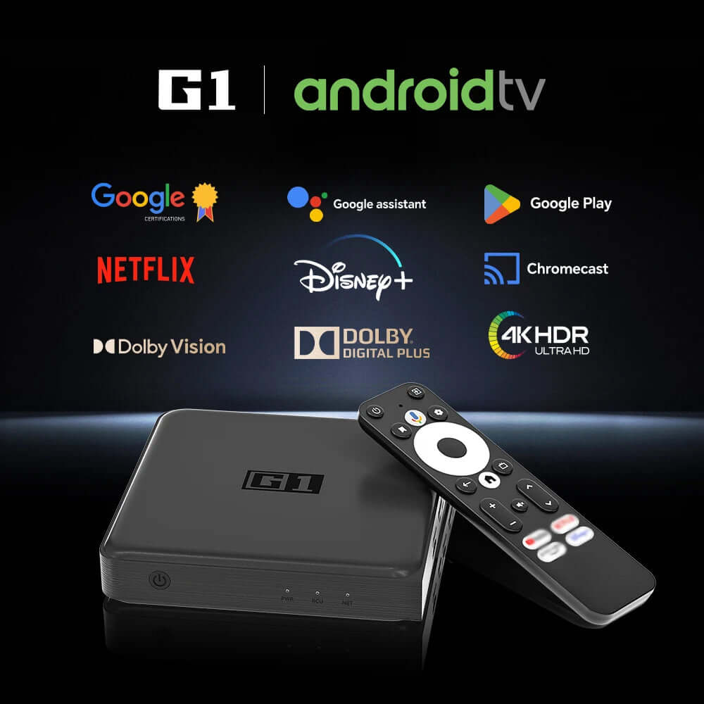 KINHANK G1 Android TV Box - 4K Ultra HD Streaming Media Device