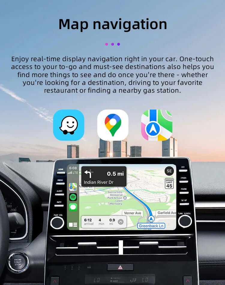 T TIMEKNOW Wireless CarPlay Adapter for Apple iPhone