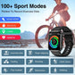 LIGE Smartwatch (1.95 Inch) - Health Monitoring & Fitness Trackerombre