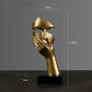 Resin Abstract Mask Statues - European Miniature Figurines