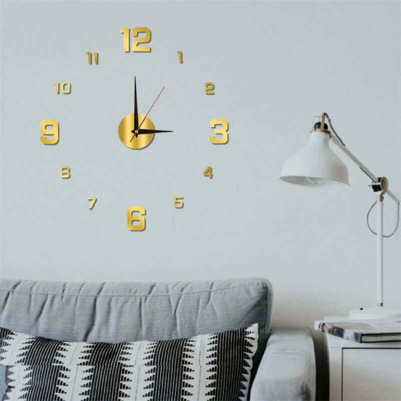 3D Luminous Frameless Acrylic DIY Wall Clock