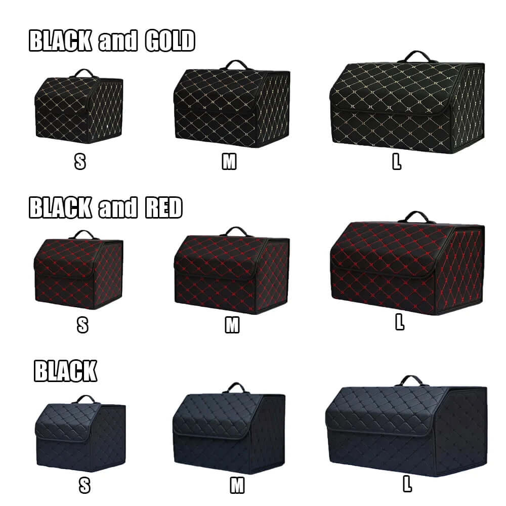 Car Trunk Organizer Box - Large Capacity, Folding Storage Solution