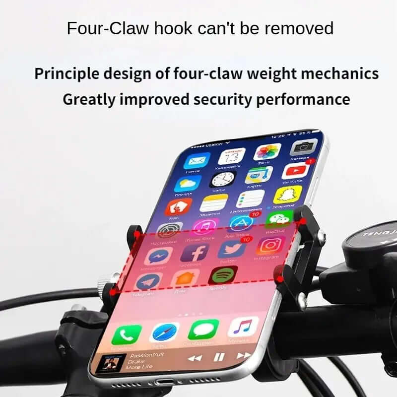 Universal Bicycle & Motorcycle Phone Holderslip Clip