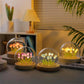 : Artificial Tulip Flower Night Light - Handmade LED Bedside Lamp