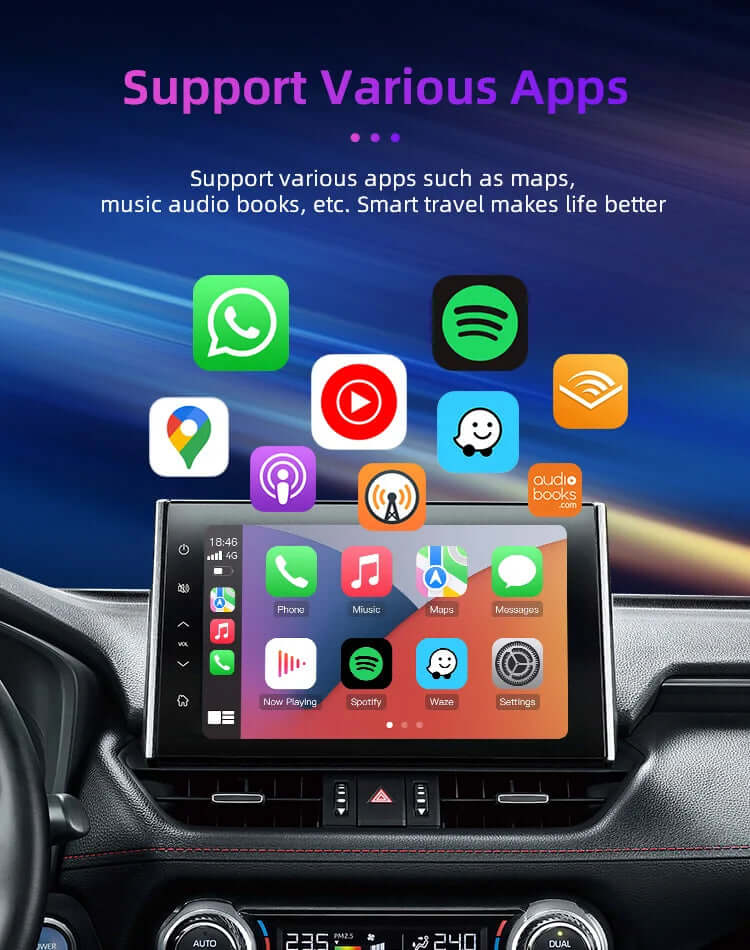 T TIMEKNOW Wireless CarPlay Adapter for Apple iPhone