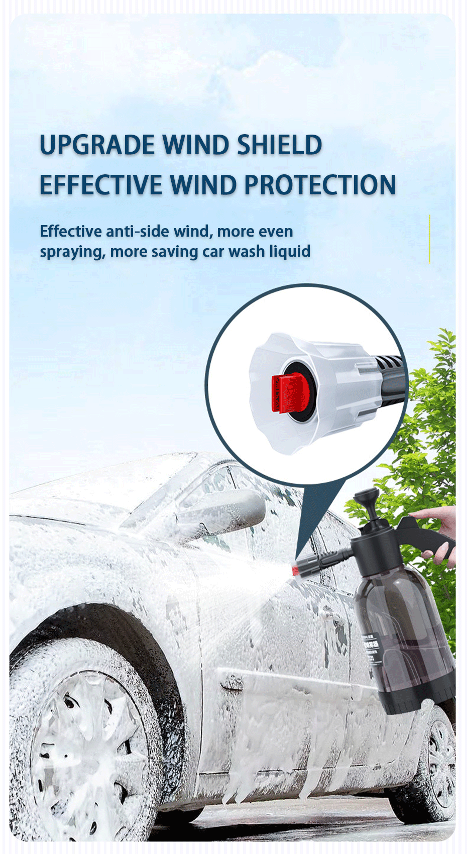 Wash Spray Bottle for Car Home Cleaning