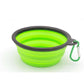 Folding Portable Silicone Dog Feeder Bowl - 2-in-1 Travel Dispenser for Food & Water