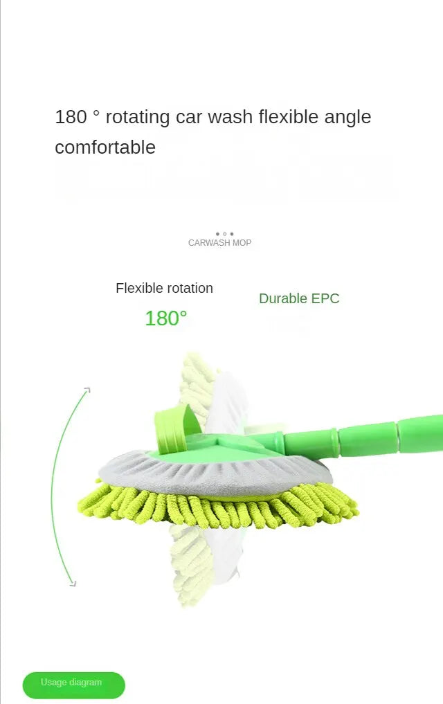 Telescopic Car Cleaning Brush & Wash Mop