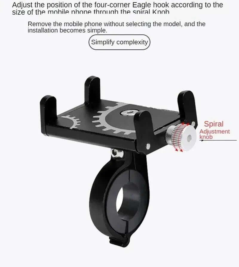 Universal Bicycle & Motorcycle Phone Holderslip Clip