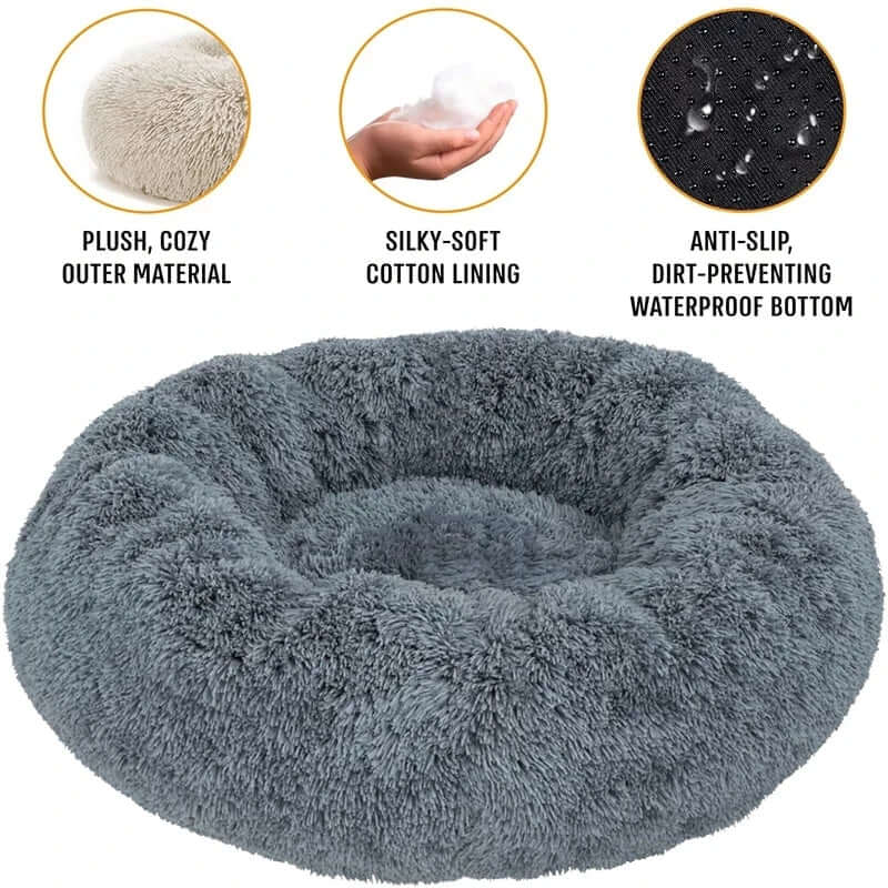 Round pet bed