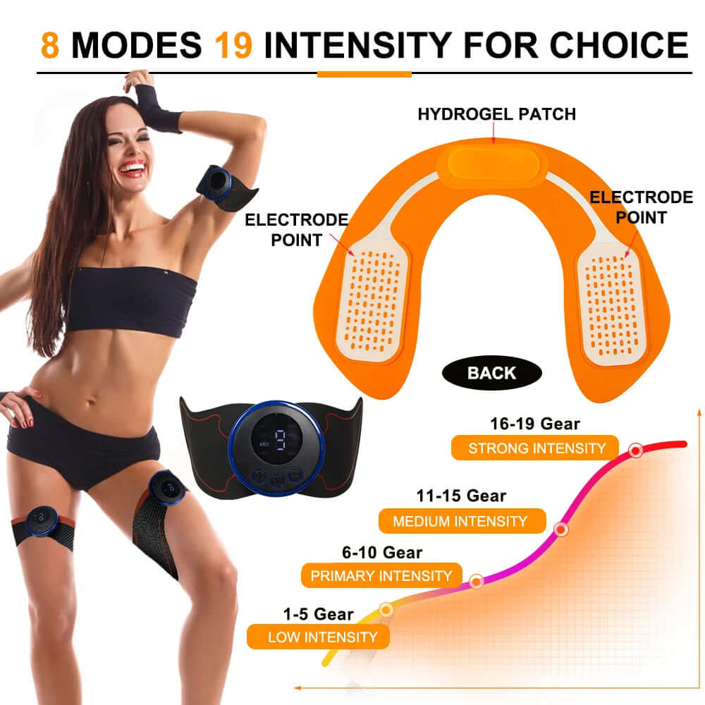 Muscle Stimulator for Buttock Fitness and Relaxation