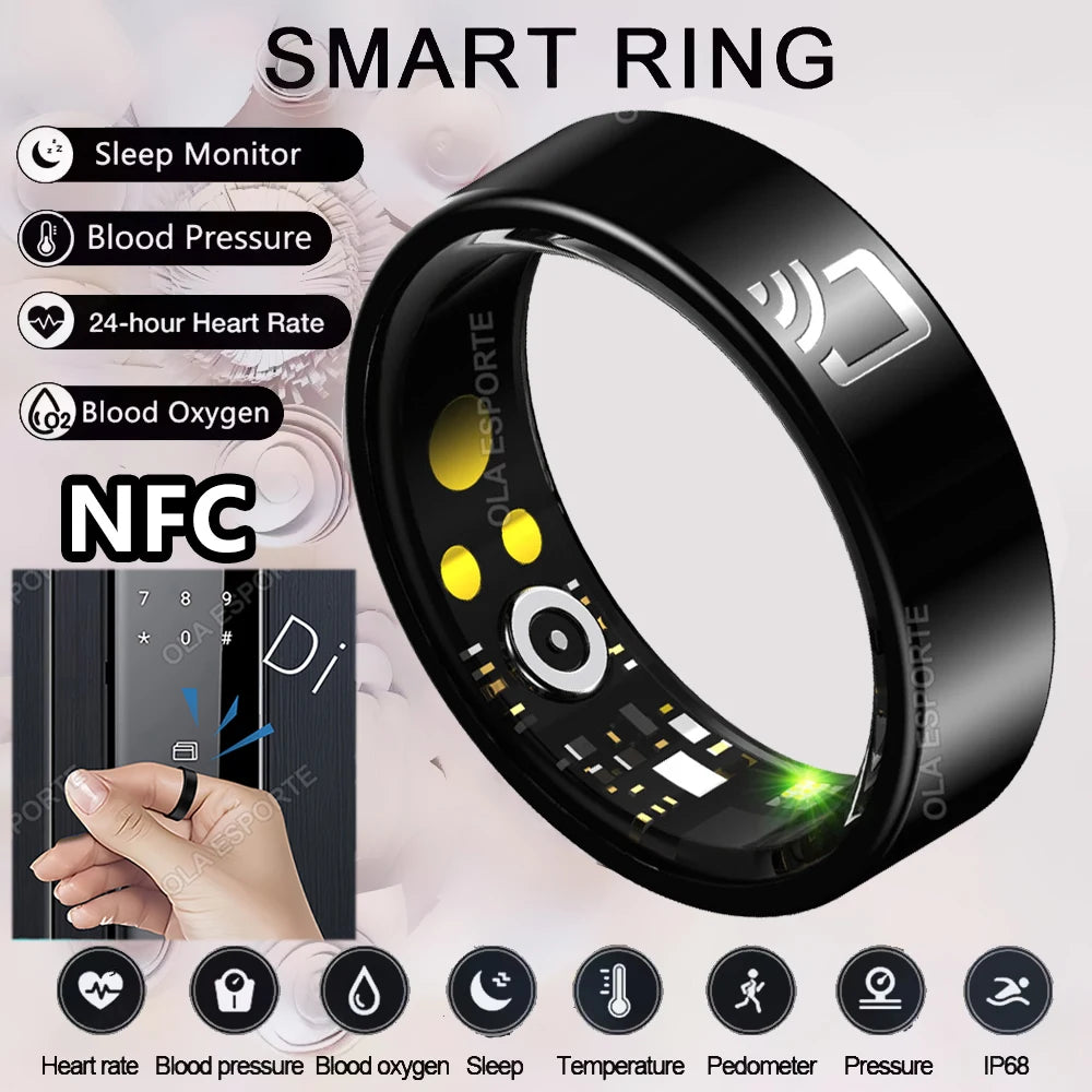 Smart NFC Health Tracking Ring