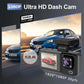 3-Camera Car DVR 1080P Dash Cam - Interior, Cabin, and Rear Recording