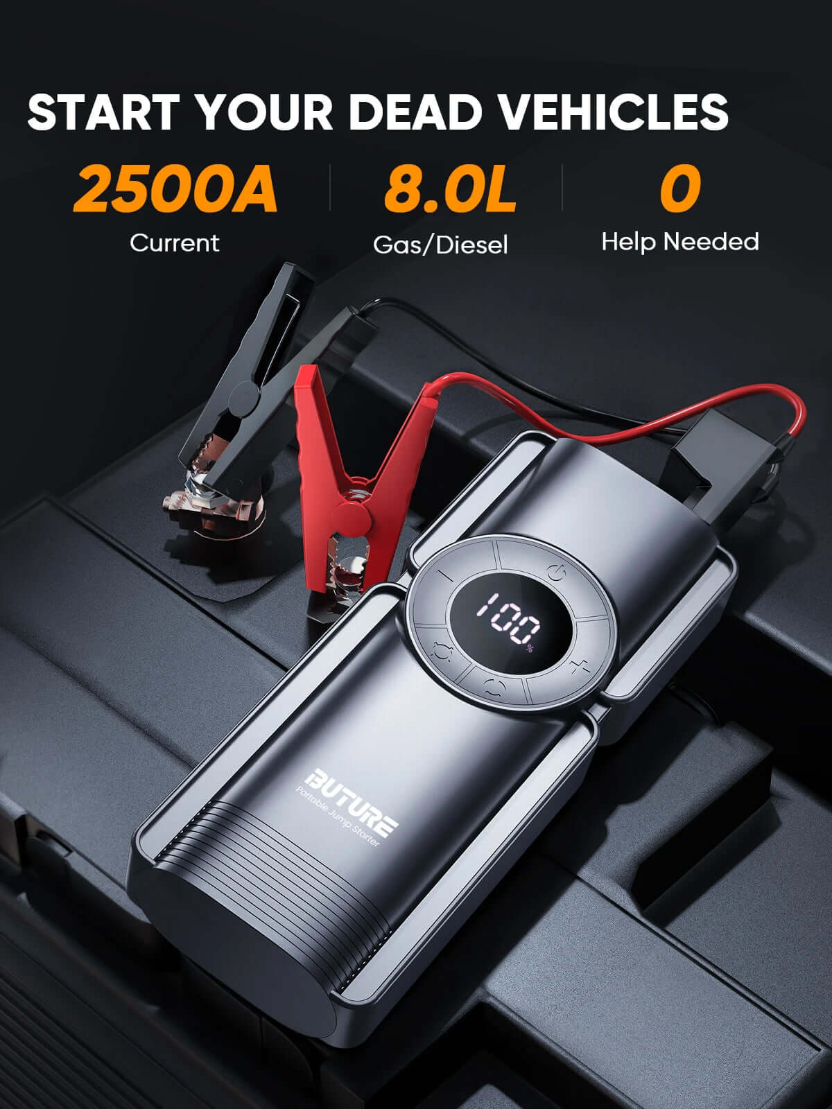 Buture 4-In-1 Jump Starter & Tire Inflator