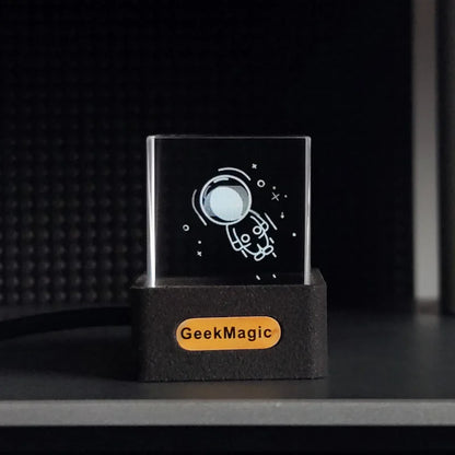 Geek Magic Crystal Holographic Desktop Decoration