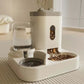 Automatic Feeder & Water Fountain Set with Raised Stand