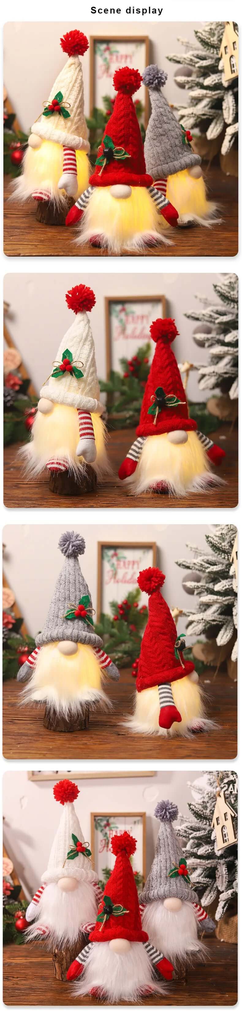 1~4pcs 2024 Christmas Doll Elf -