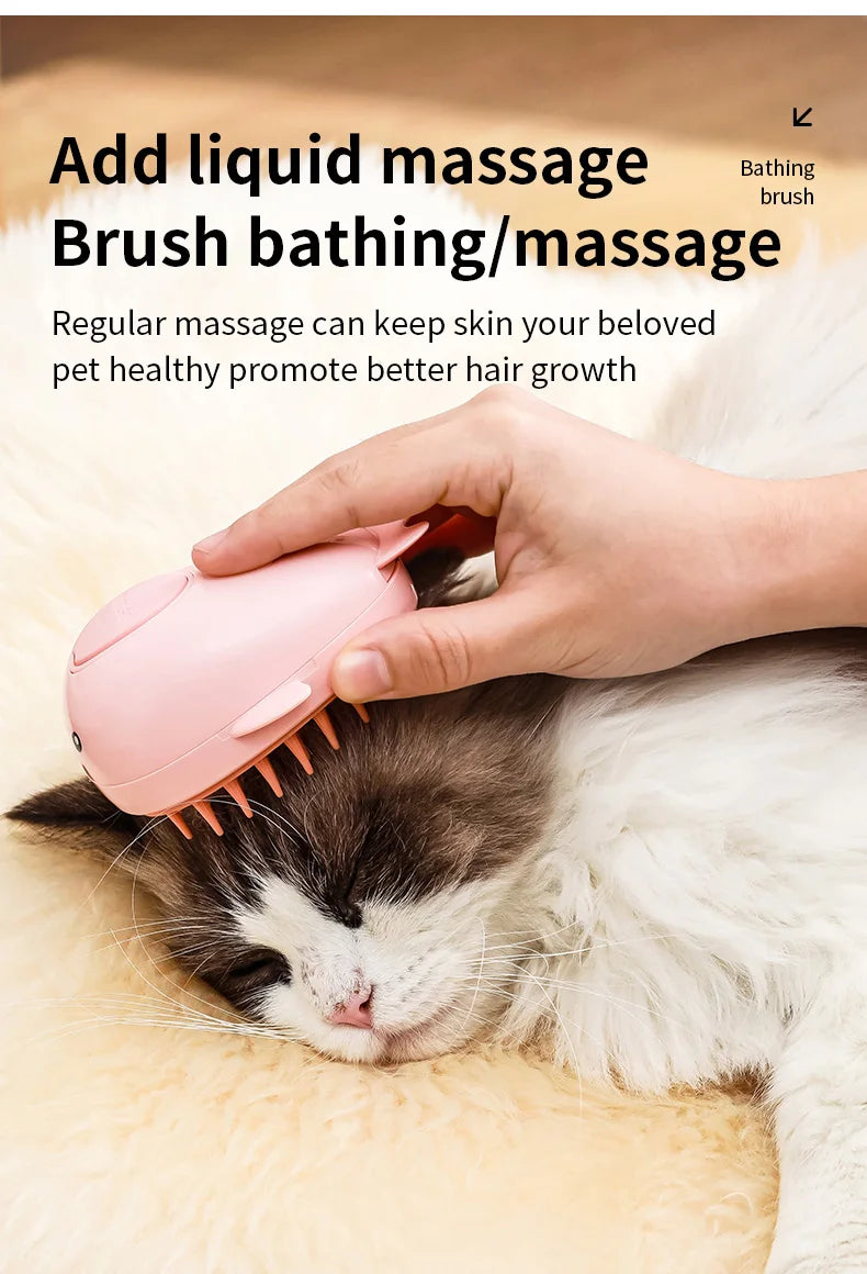 3-in-1 Electric Pet Grooming Brush