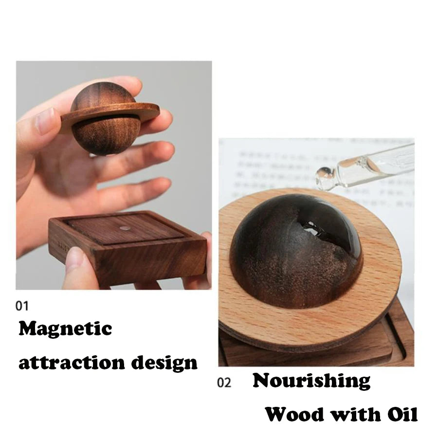 Wooden Jupiter-Shape Diffuser