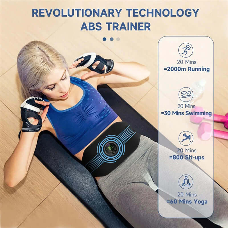 Abdominal Toning Belt - EMS Muscle Stimulator & Body Slimmer