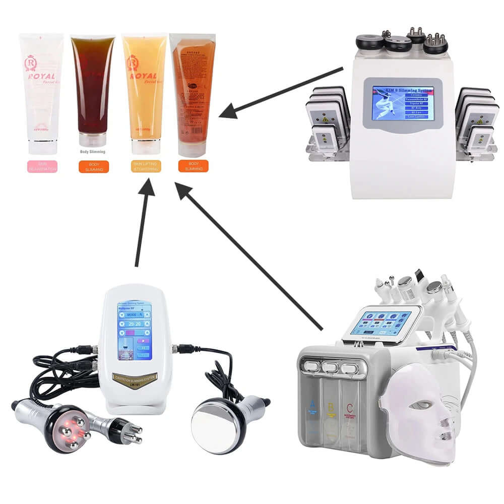 300g Ultrasonic Gel for 40K Cavitation & RF Body Slimming Devices