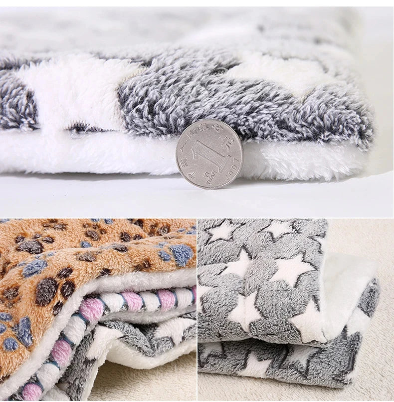 Flannel Pet Sleeping Mat & Cushion