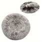 : Fluffy Round Dog & Cat Bed - Super Soft Plush Pet Nest