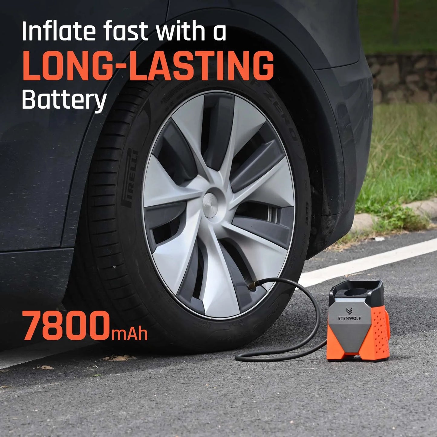 7800mAh Portable Air Compressor & Tire Inflator