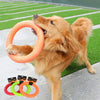 1PCS Orange Dog Training Toy - EVA Flying Disk and Training Puller