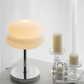 Glass Mushroom Table Lamp - LED Bedside Night Light