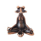 Antique Brass Zen Frog Statue & Incense Burner