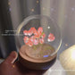 : Artificial Tulip Flower Night Light - Handmade LED Bedside Lamp