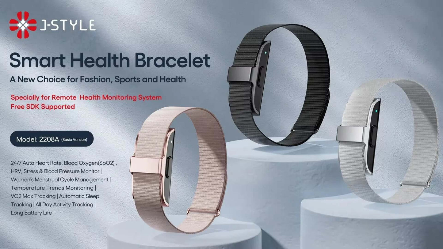 2208A Smart Bracelet - Heart Rate & Blood Pressure Fitness Tracker