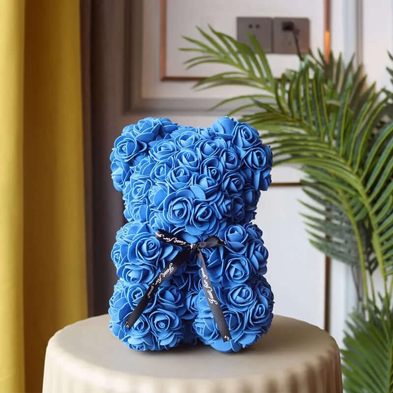 Eternal Rose Teddy Bear – A Unique Artificial Flower Giftniatures