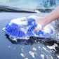 Blue Microfiber Chenille Car Wash Sponge