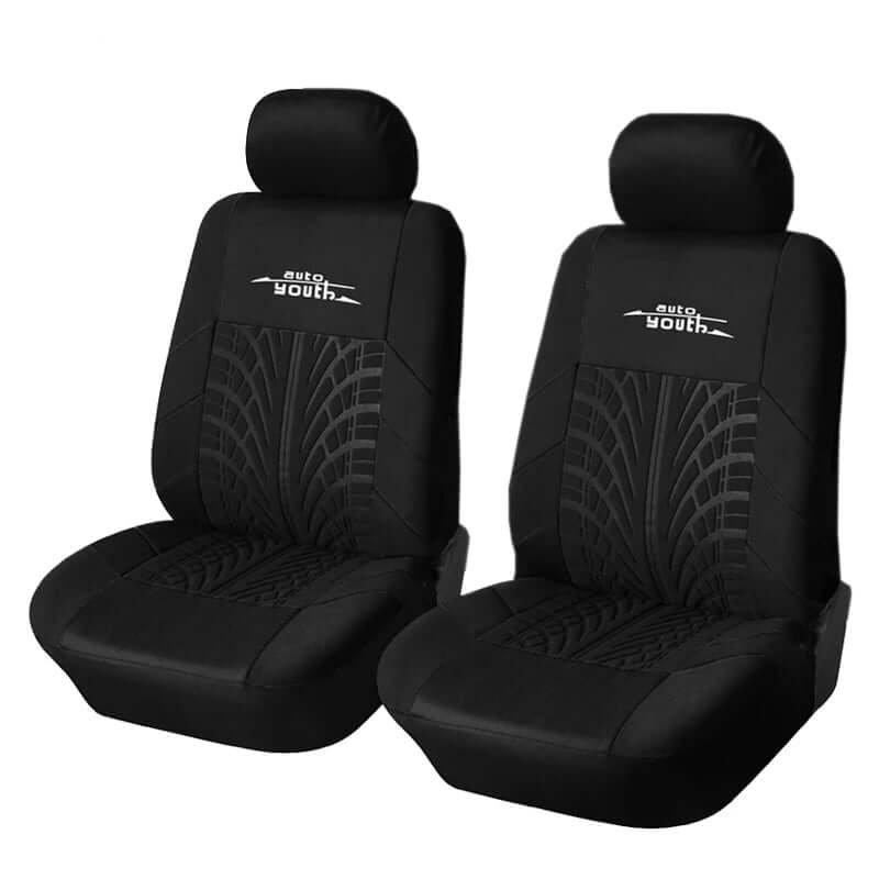 AUTOYOUTH Embroidery Car Seat Covers Set - Universal Fit