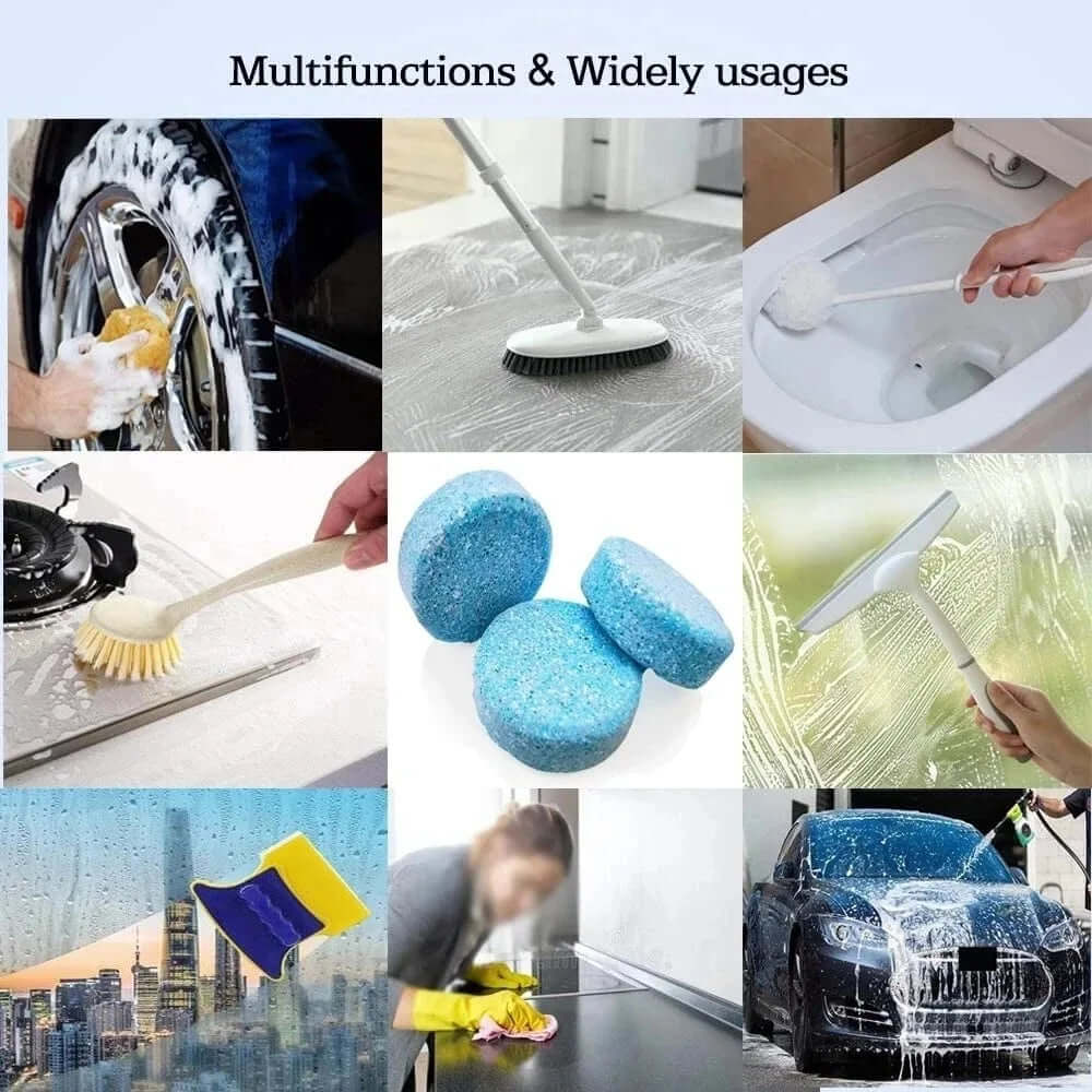 Wiper Glass Solid Cleaning Tablets