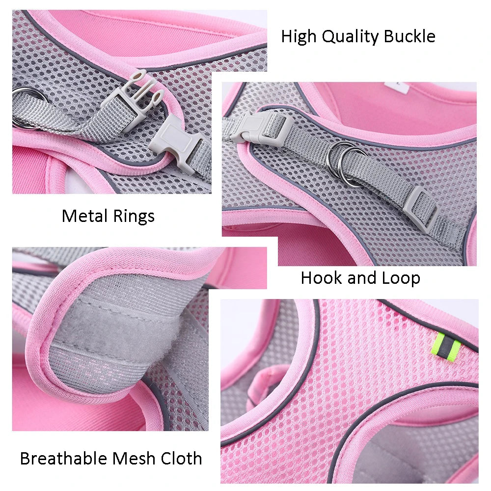 Reflective Breathable Pet Harness