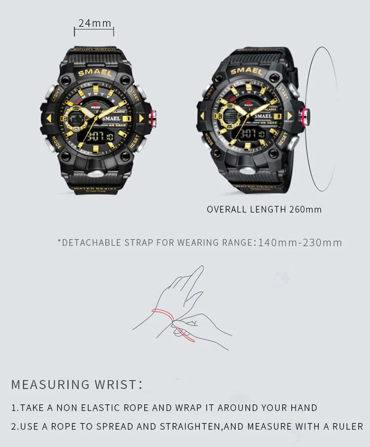 Multi-Function Outdoor Sports Timepiece