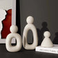 Minimalism Family Statue Modern Style Home Decor