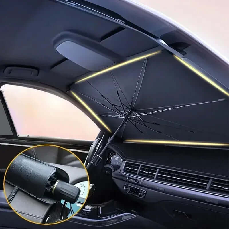 : Car Sunshade Umbrella - Windshield Sun Protector