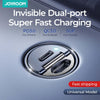 30W Pull Ring Car Charger - Dual Fast Charging USB & Type-C Port