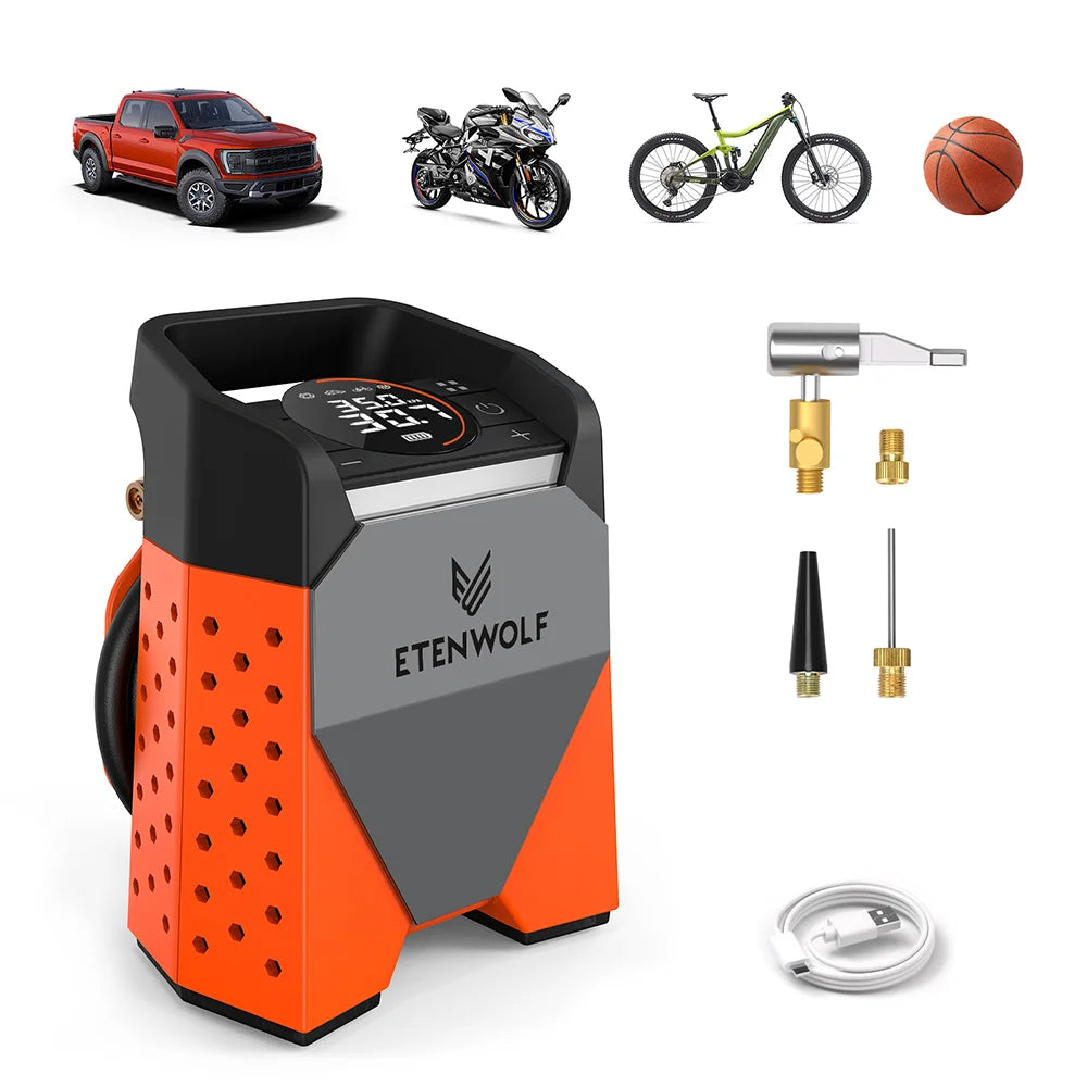 7800mAh Portable Air Compressor & Tire Inflator