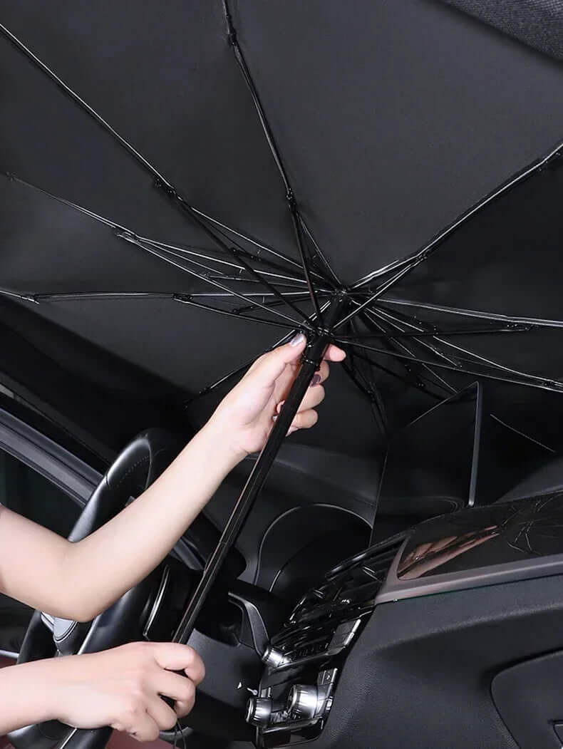 : Car Sunshade Umbrella - Windshield Sun Protector