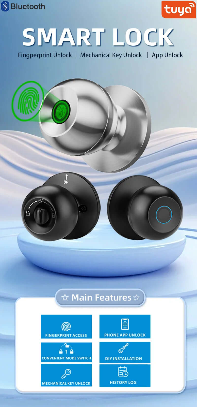 Biometric Fingerprint Smart Door Lock