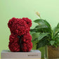 Eternal Rose Teddy Bear – A Unique Artificial Flower Giftniatures