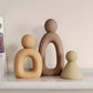 Minimalism Family Statue Modern Style Home Decor