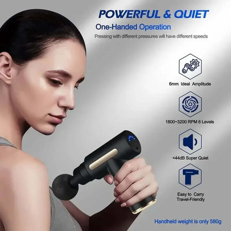 USB Mini Massage Gun – Portable Fascia Machine for Muscle Relaxation