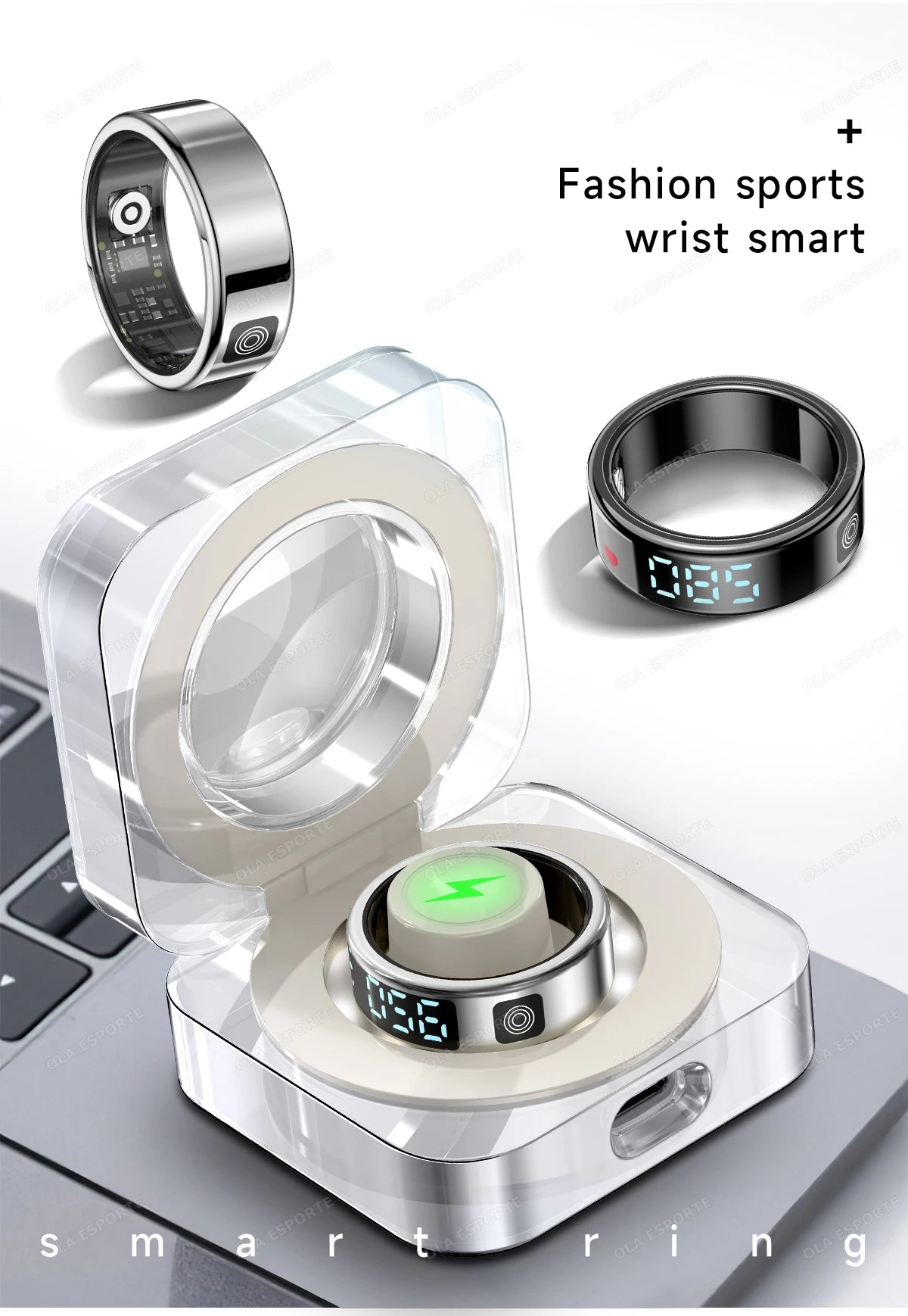 New 5ATM Waterproof Smart Ring