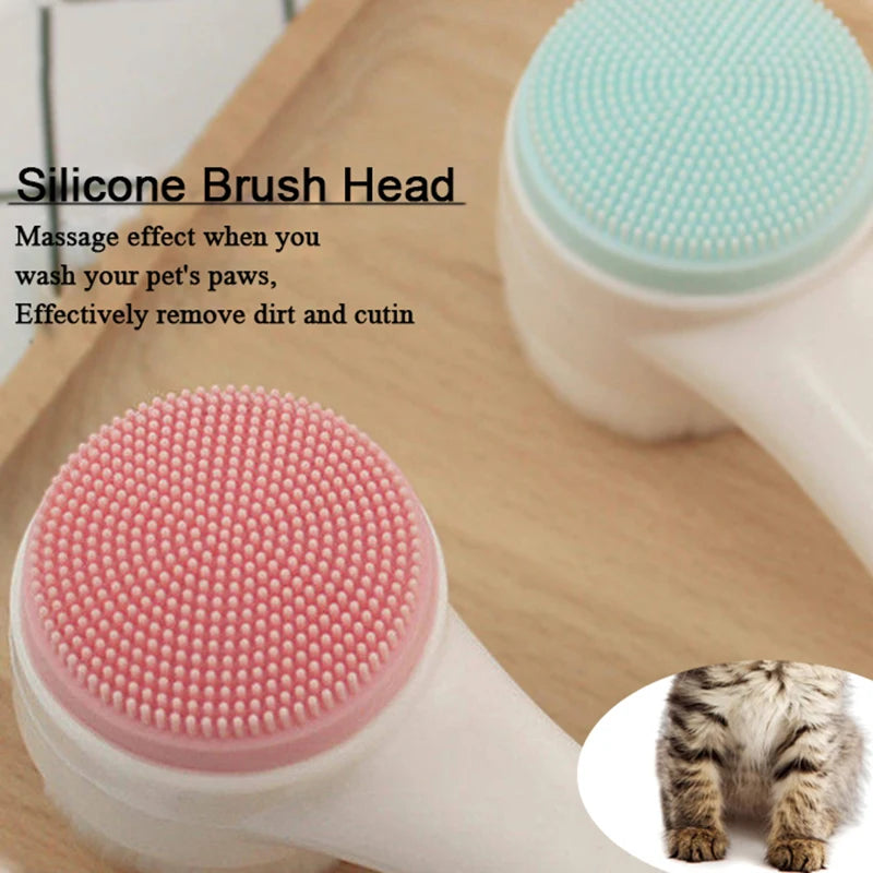 Silicone Pet Paw Cleaner & Massage Brush